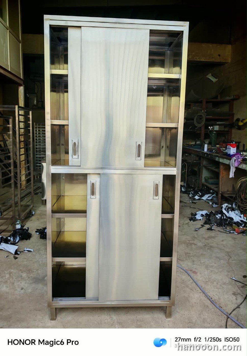 Custom stainless steel SS 316 / SS 304 fabrication by Hanooon — completed work, Abu Dhabi UAE
