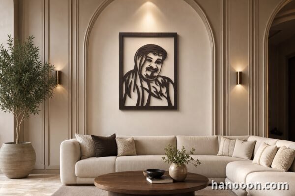 Sheikh Humaid bin Rashid Al Nuaimi — Wood & Acrylic — made to order wood & acrylic wall art, UAE