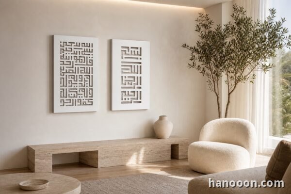 Surah Al-Ikhlas & Bismillah — 2pc Set — metal wall art made to order in the UAE