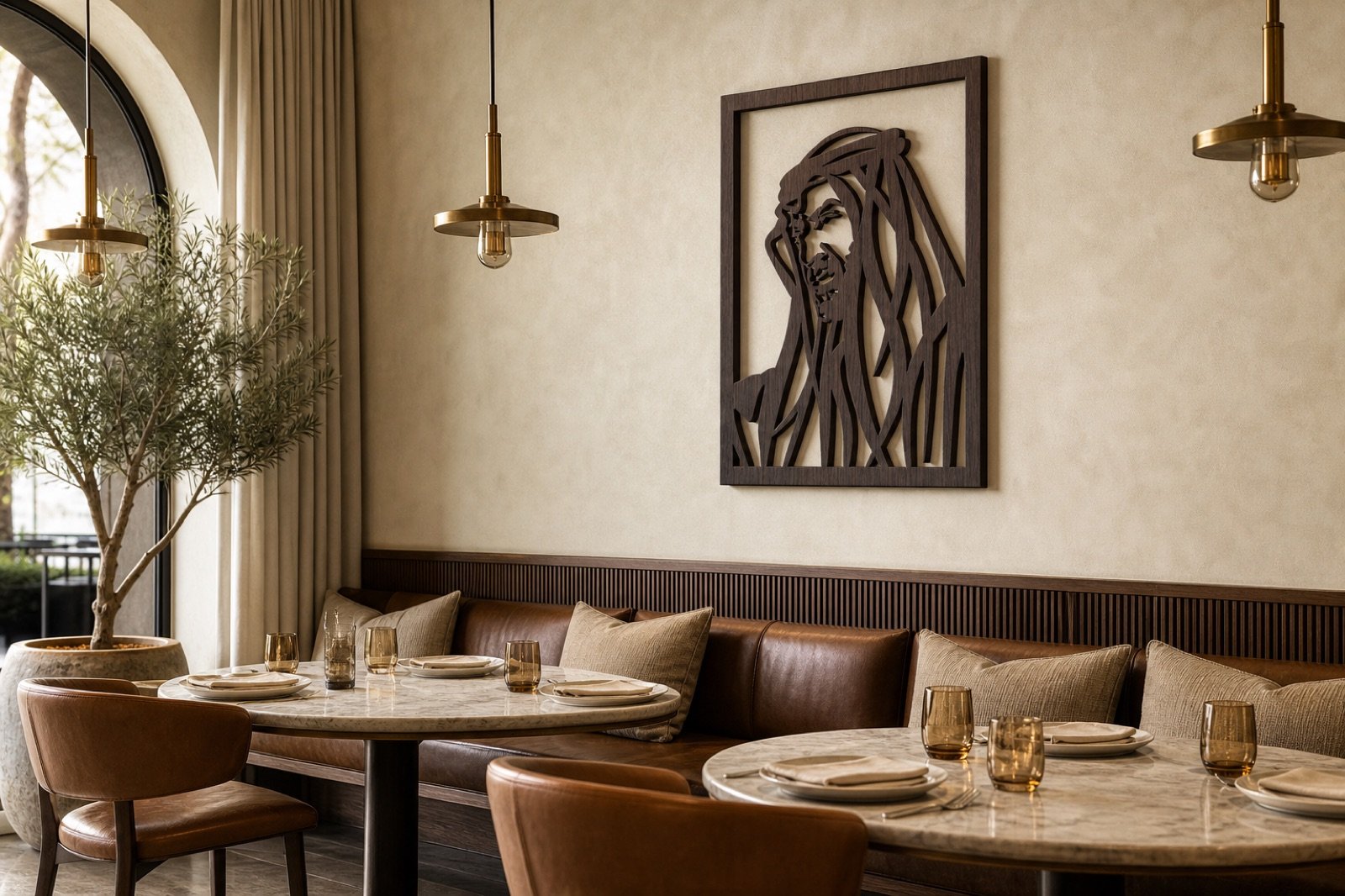 Sheikh Mohammed bin Zayed — Wood & Acrylic, Artistic — handcrafted wall art displayed in a premium UAE interior | Hanooon