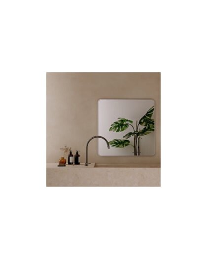 Rounded rectangle large vanity makeup mirror, custom UAE