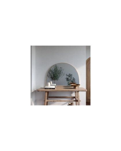 Half round console entryway arch mirror, custom handcrafted UAE