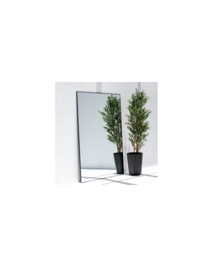 Frameless rectangle large wall mirror, custom made UAE