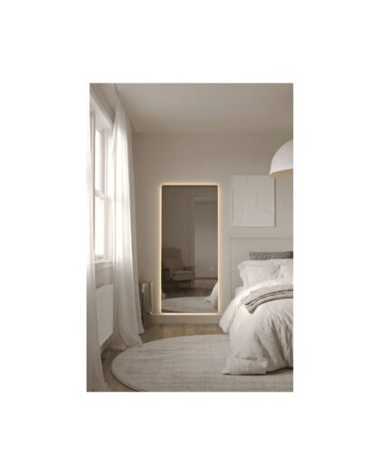 Amara backlit frameless LED bathroom mirror, custom UAE