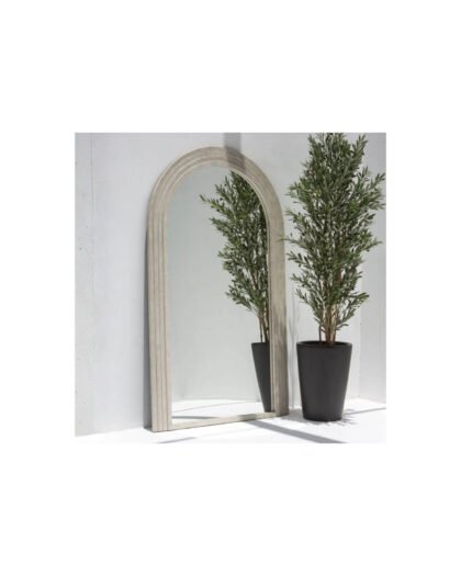 Layered curved arch decorative statement mirror, handcrafted UAE