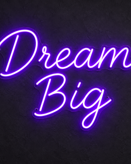 Dream Big Neon Sign