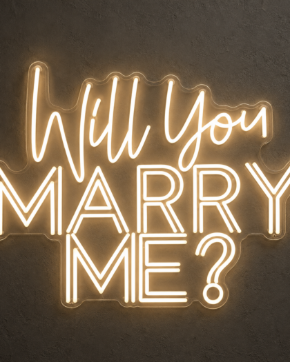 Will You Marry Me? Neon Sign