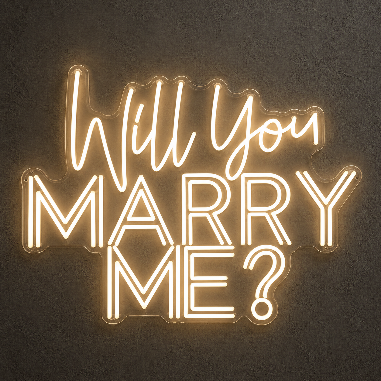 Will You Marry Me? Neon Sign