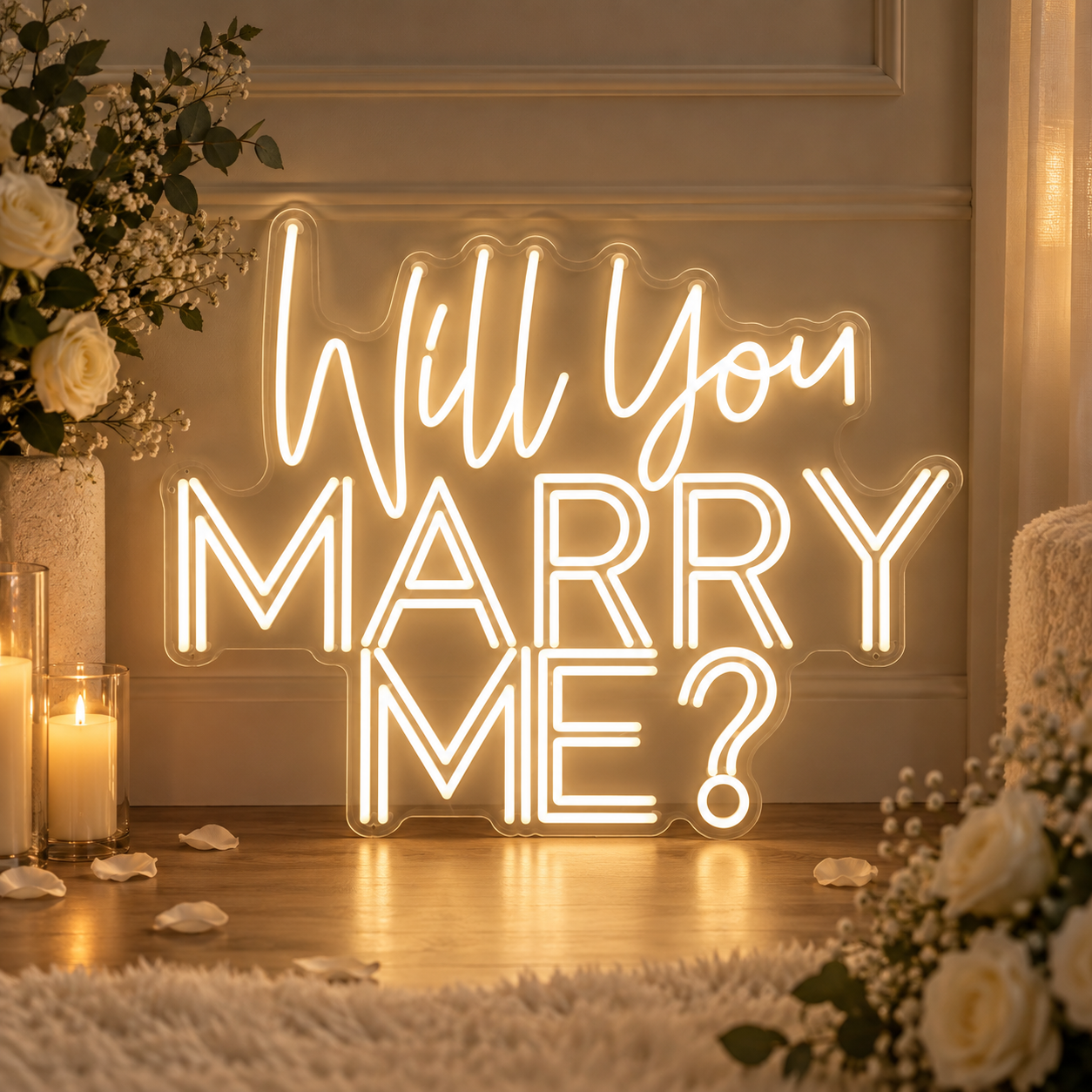 Will You Marry Me? Neon Sign - Image 2