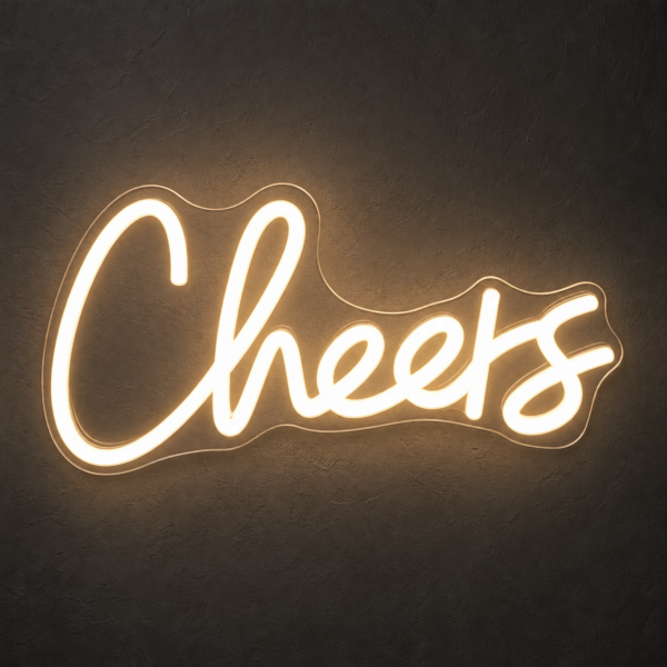 Cheers Neon Sign — LED neon sign — custom made in UAE