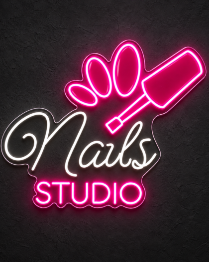Nails Studio Neon Sign