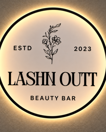 Business Sign – Round Acrylic Backlit