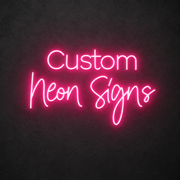 Custom Neon Sign – Any Design — LED neon sign — custom made in UAE