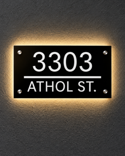 Custom Address / House Number Sign