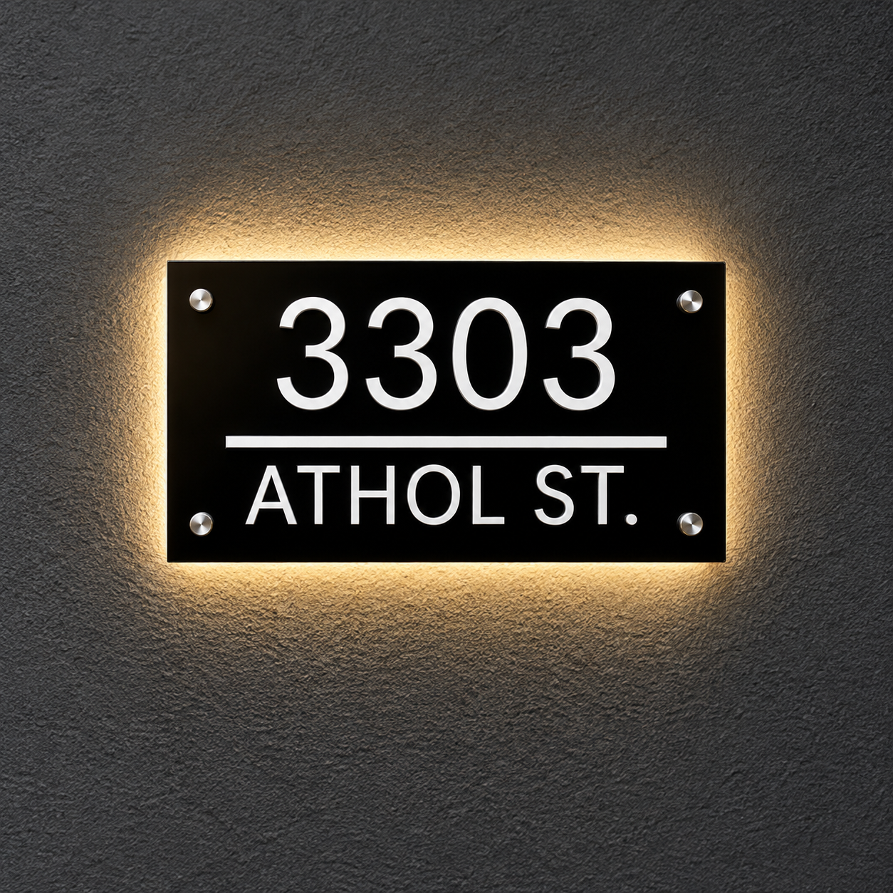 Custom Address / House Number Sign