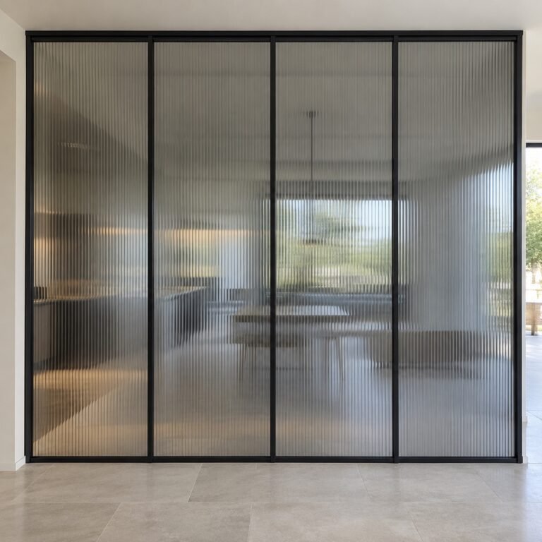 Fluted glass