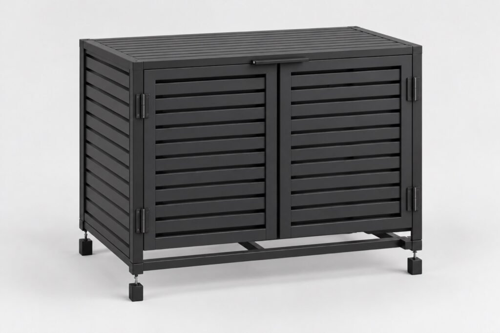 Wheelie Bin Enclosure — assembled